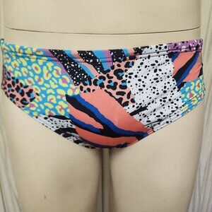 men's Speedo swim brief 32 bold multi color